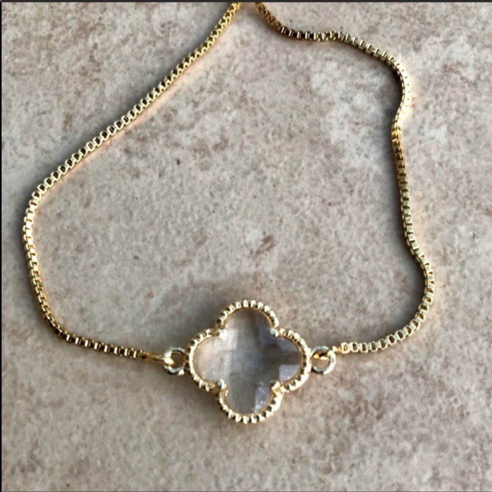 🎉Clover pendant adjustable bracelet